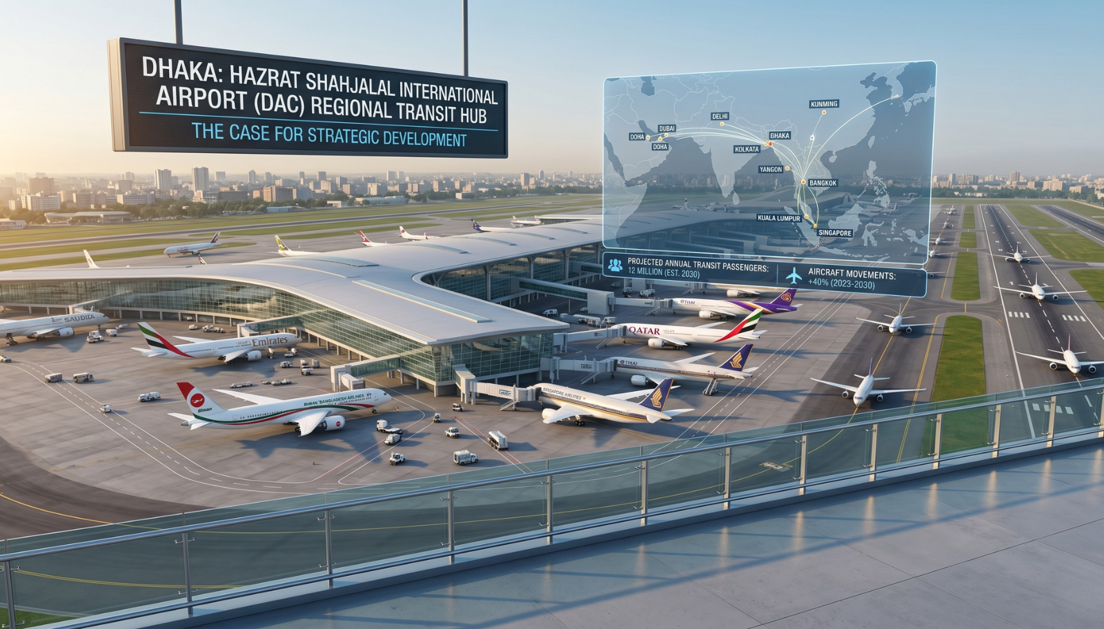 Dhaka in the Sky: The Case for Making Hazrat Shahjalal International Airport a Regional Transit Hub