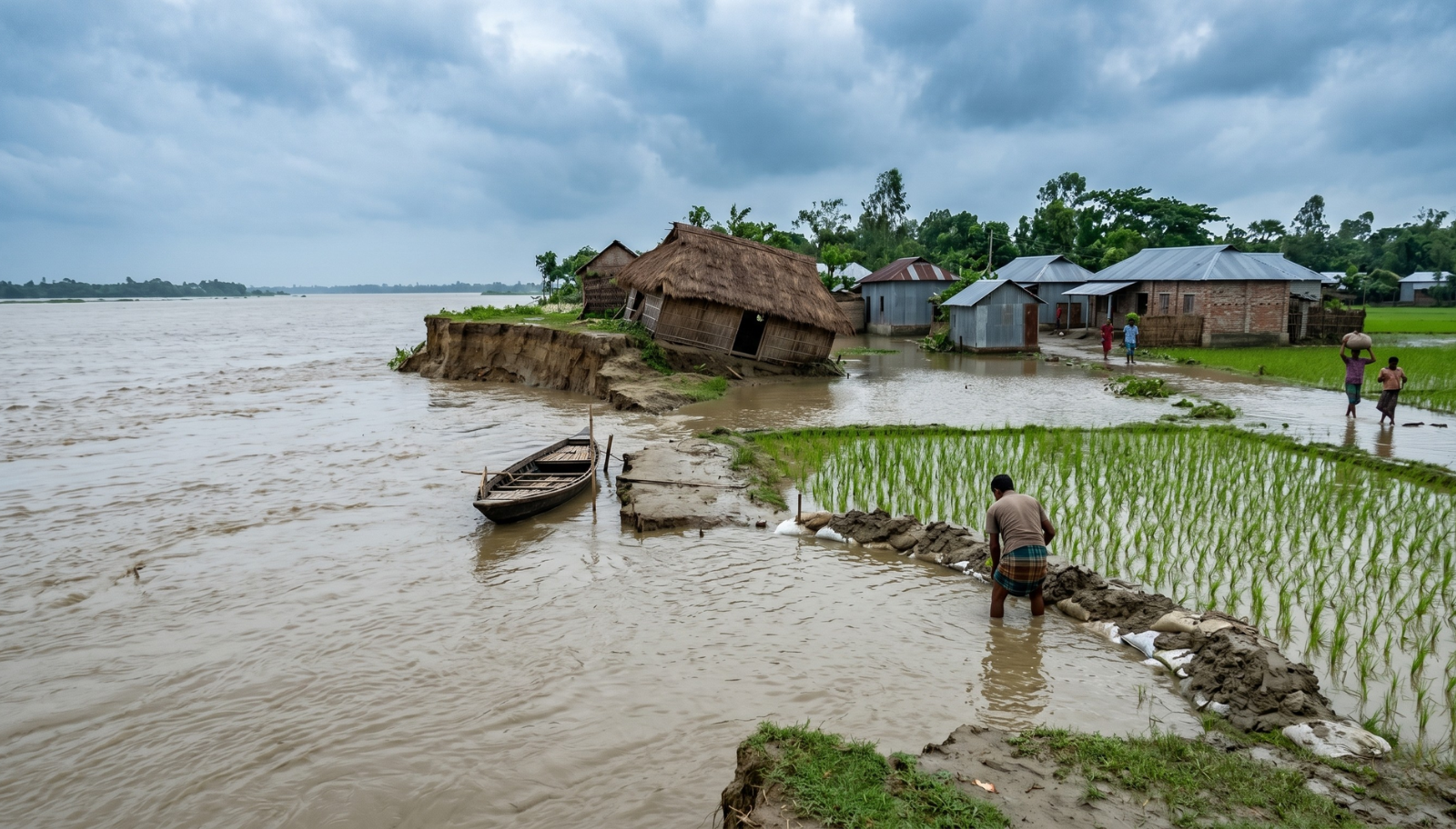 Pre-Monsoon Flooding and Riverine Stress