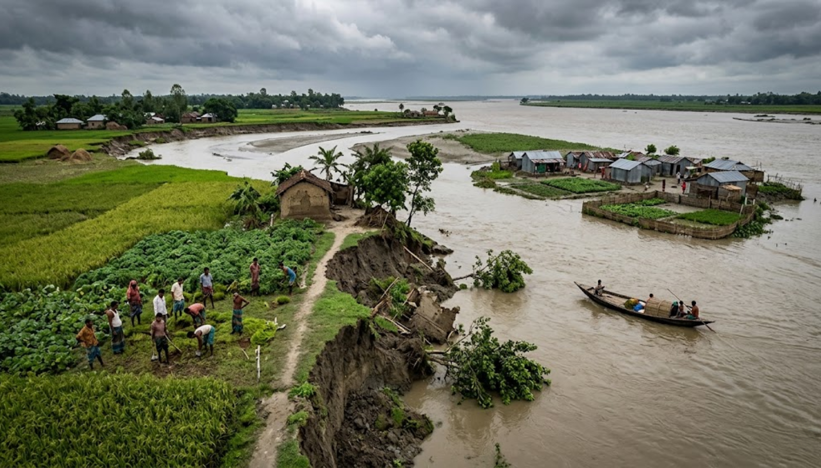 The Erosion of Arable Land in Bangladesh
