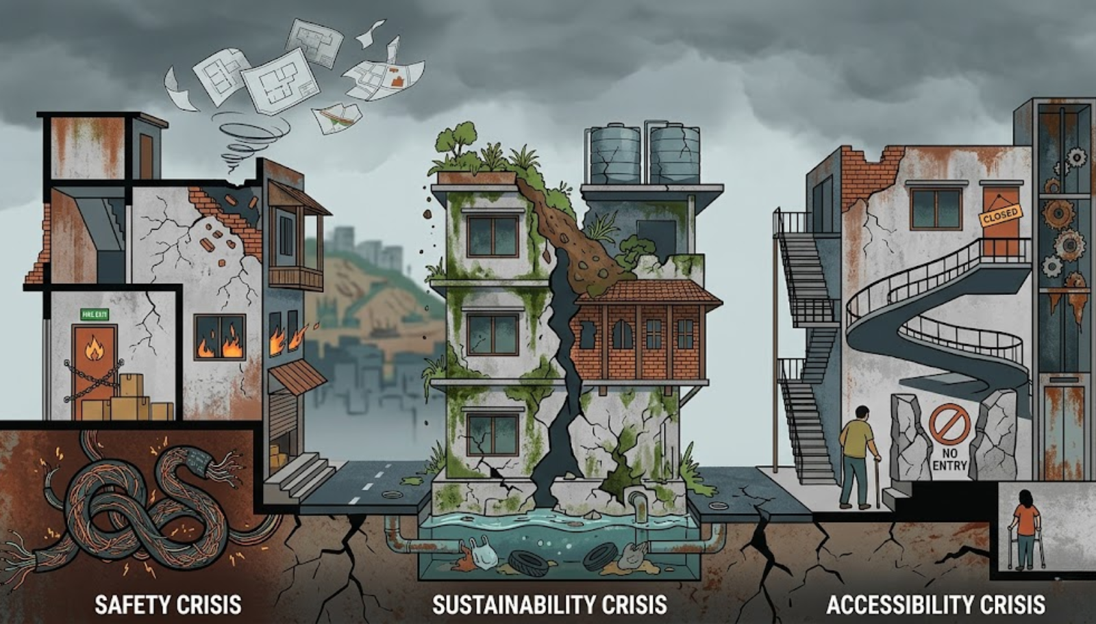 The Safety, Sustainability and Accessibility Crisis in Chattogram’s Commercial Buildings