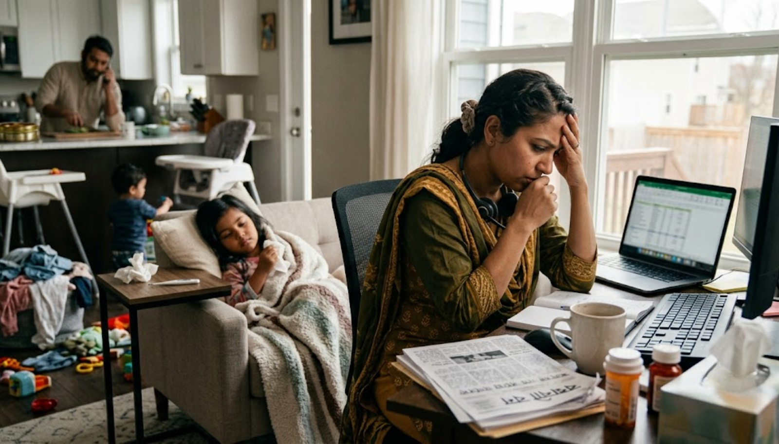 Working from Home and Sick Days: The New Social Challenges Facing Modern Working Families