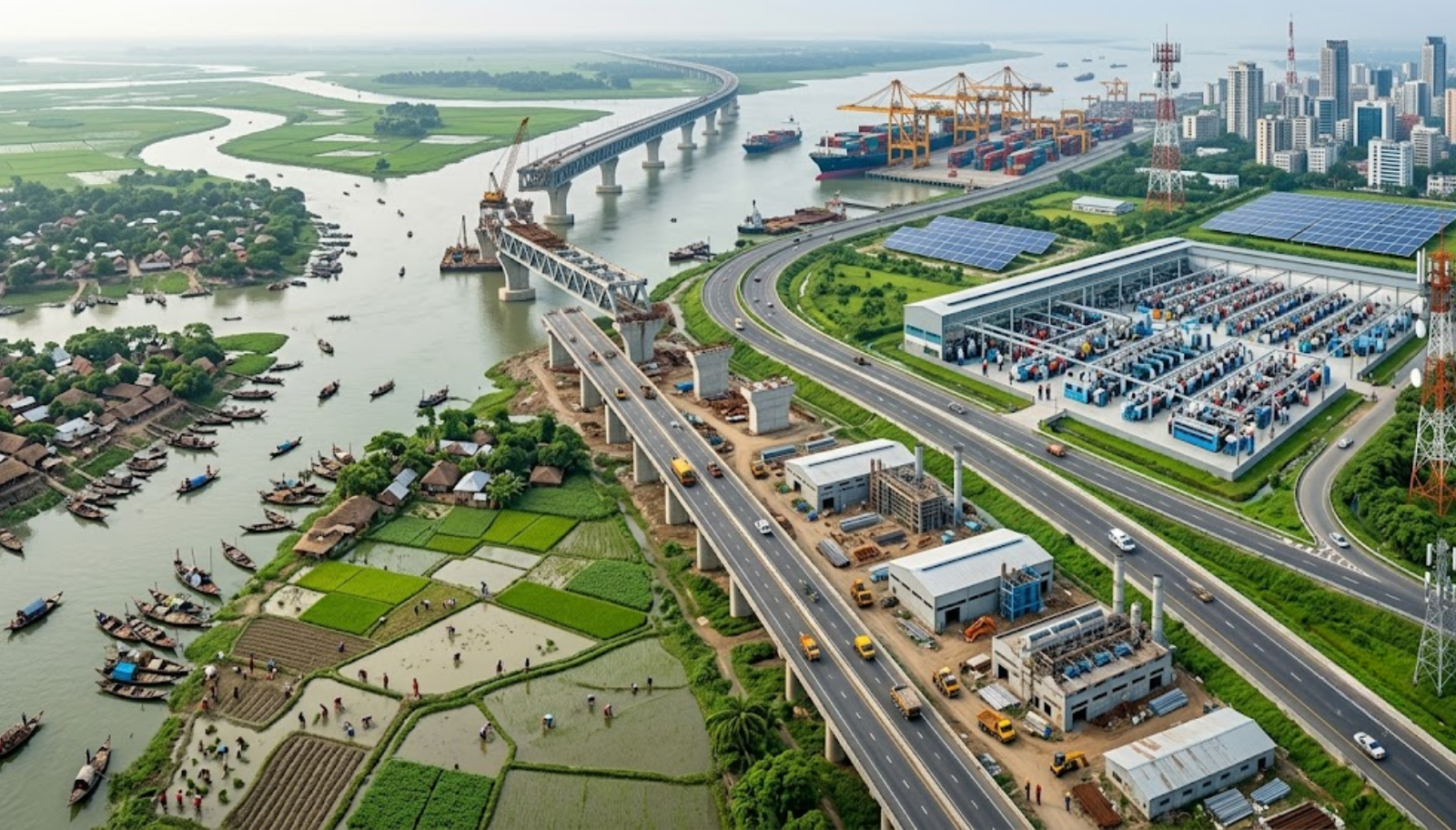 Beyond the Basket Case: Reassessing Bangladesh’s Growth Through Harrod Domar, Malthusian, and Solow Models