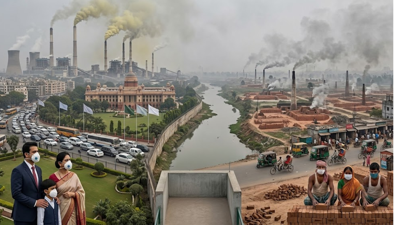 The Political Economy of Clean Air in India and Bangladesh