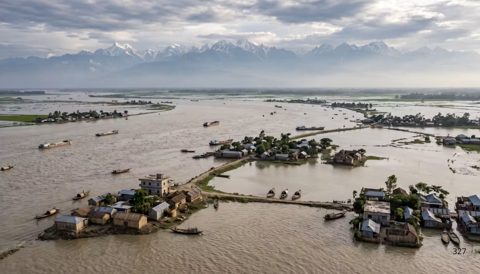 The Himalayas Flood and Threats for Bangladesh